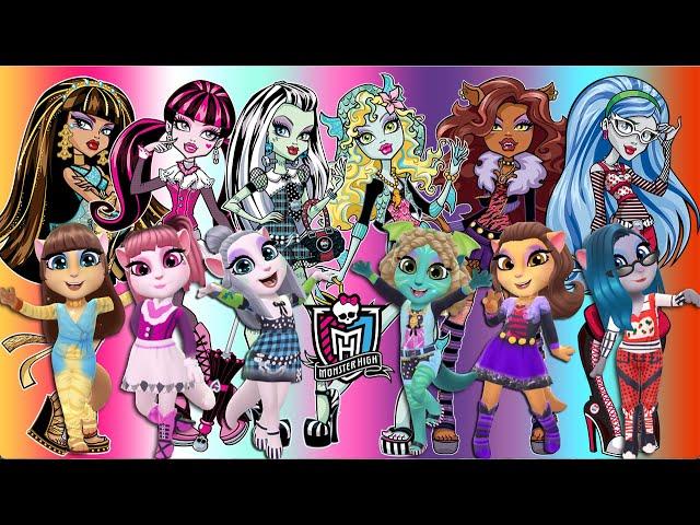  MONSTER HIGH ️ | MY TALKING ANGELA 2 | Cosplay Makeover | New Update ‍️