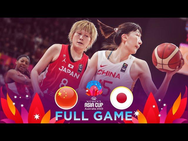 FINAL : China v Japan | Full Basketball Game | FIBA Women's Asia Cup Division A 2023