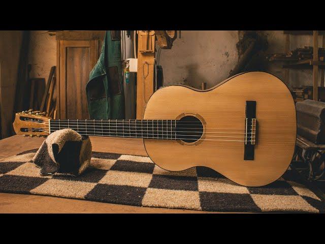 Making classical guitar from scratch! FULL BUILD!