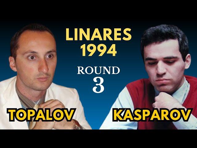 Veselin Topalov vs Garry Kasparov | Linares 1994 | Round 3