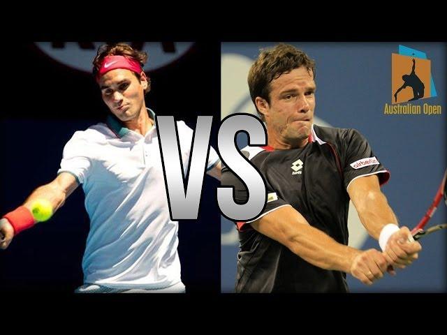 Roger Federer Vs Teymuraz Gabashvili Australian Open 2014 Highlights