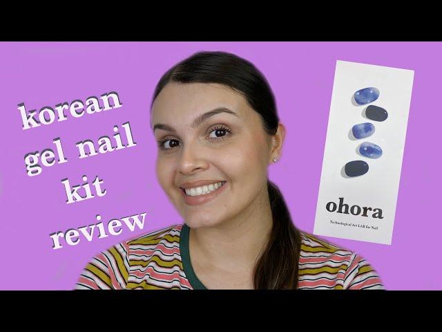 OHORA SEMI CURED GEL NAIL KIT REVIEW