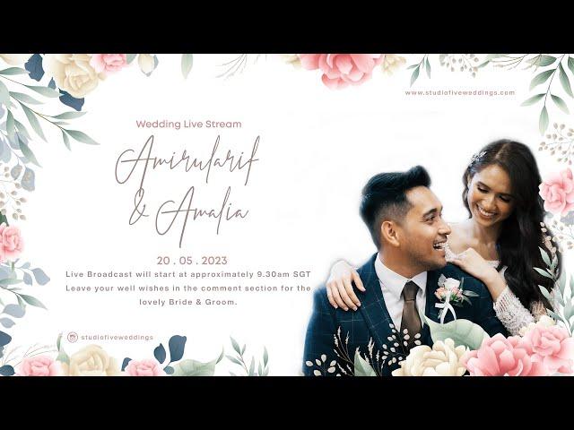 Wedding Livestream Of Muhammad Amirularif  & Nur Amalia, Orchid Country Club | Ustaz Ahmad Khushairi