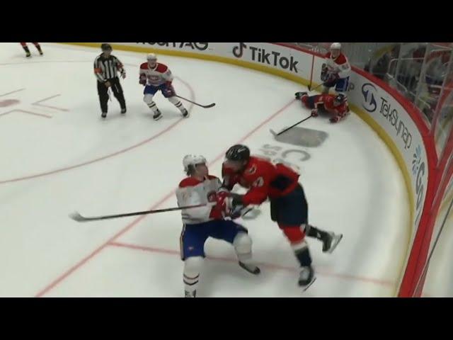 Josh Anderson Goes After Tom Wilson For Hit On Kaiden Guhle