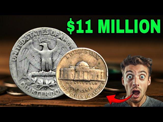 Million-Dollar Quarters Dollar & Jefferson Nickels: Rare Coins That Could Make You a Millionaire!