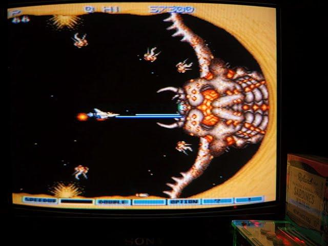 【SNES】Gradius III | グラディウスIII～伝説から神話ヘ~ ~Intro/Title/Demo // MiSTer FPGA Y/C CRT