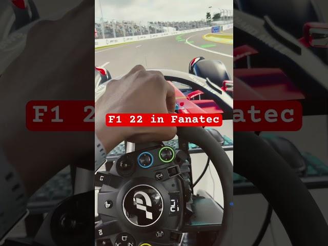 F1 22 in Fanatec Testing #f122 #f123 #f123game #fanatec #tonystronggamer #formularacing #fanatecgt #
