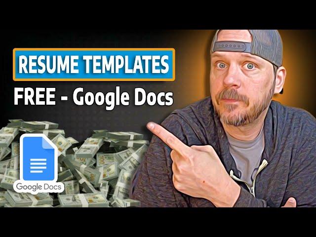 FREE Google Docs Resume Templates! - How To Edit Them
