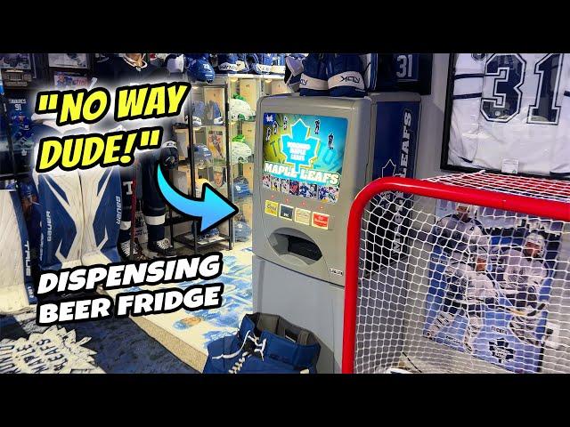 The Ultimate Hockey Man Cave You Need To See! Leafs Heaven