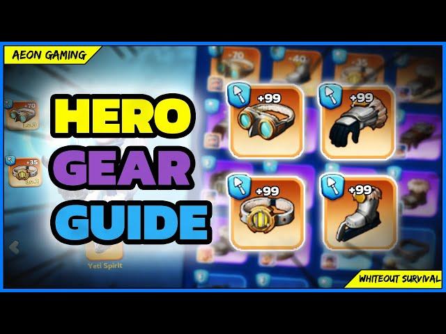 Hero Cheat! Complete Guide and Discussion of Hero Gear in Whiteout Survival |Quick Tips|