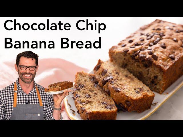 EASY Chocolate Chip Banana Bread Recipe