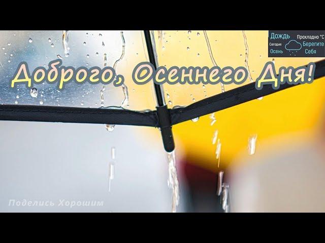 Доброго, Осеннего Дня! Музыкальная открытка