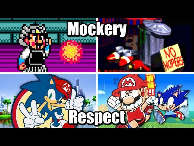 Every Time Mario & Sonic Roasted & Honored Each Other