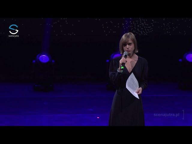 Anna Szylar z Instytutu Adama Mickiewicza na Konferencji Scena Jutra