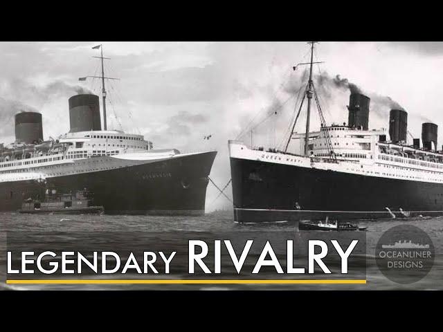 How Queen Mary Beat France's Superliner Normandie - The Epic True Story