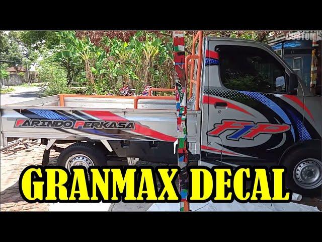 sticker DECAL granmax racing custom