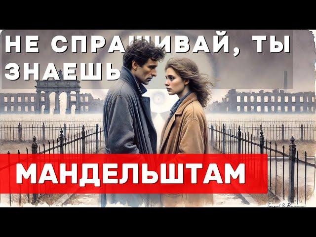  Осип Мандельштам — «Не спрашивай, ты знаешь» | Романс о трепете, власти любви и безмолвии