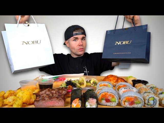 trying Nobu for the first time! $200 Sushi, Steak + ..hype!?