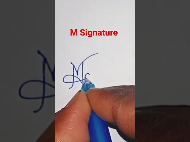 ''Mathan Kumar" Stylish Signature ️ / M letter signature style #shorts #viral #short #youtubeshorts