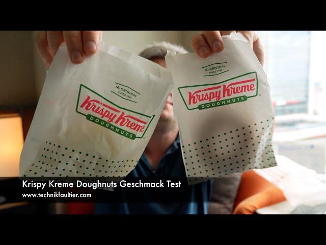 Krispy Kreme Doughnuts Geschmack Test