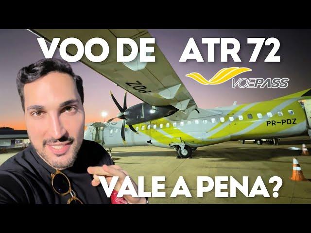 VOANDO NO ATR 72 da VOEPASS! COMO REALMENTE É VOAR de PASSAREDO? - Estevam Pelo Mundo