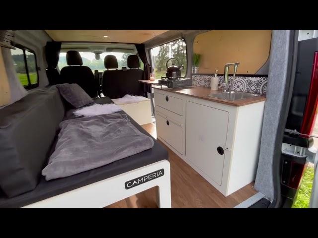 Roomtour CAMPERIA COMPACT Camper Campervan Opel Vivaro Renault Trafic Fiat Talento Wohnmobil