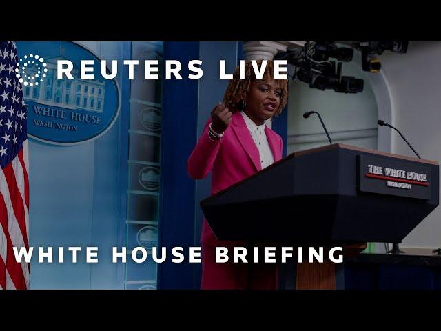 LIVE: White House briefing with Karine Jean-Pierre