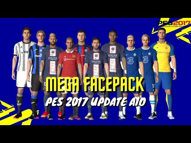 MEGA FACEPACK V1 AIO NO REAL EYES (5200+ Faces) | PES 2017