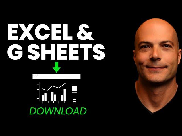 Excel & Google Sheets TRADING JOURNAL (download & instructions)