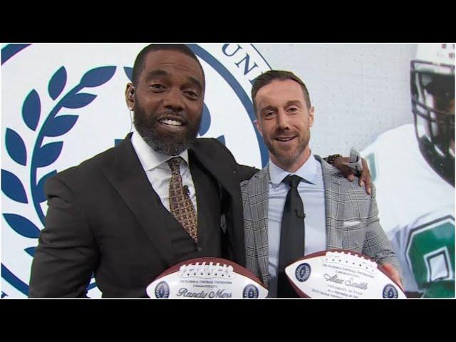 Randy Moss AND Alex Smith surprised with College Football Hall of Fame selections | NFL Countdown