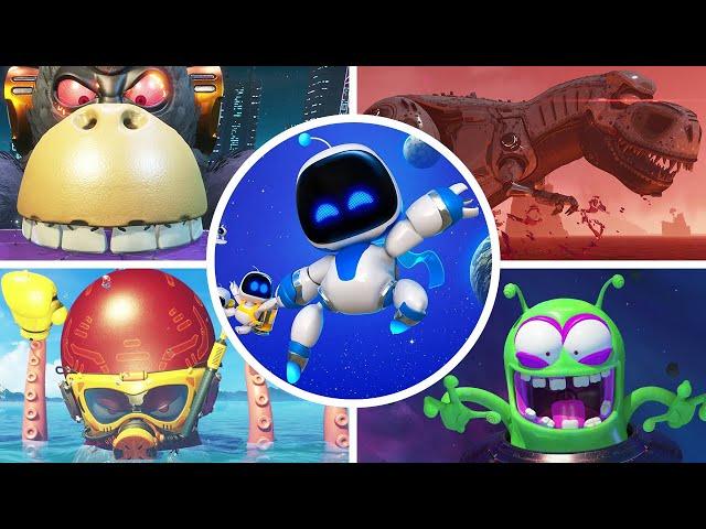 Astro Bot - All Bosses & Ending