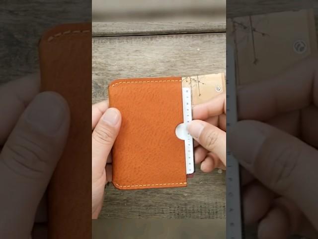 how to make a leather card holder #leather #shorts #card_holder