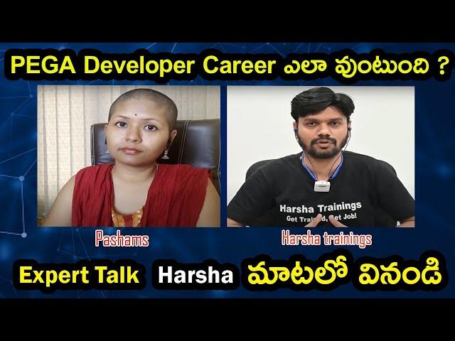 Harsha sir with Sushmitha Ma'am | PEGA Expert Talk ( Telugu ) | Pashams | Harsha Trainings