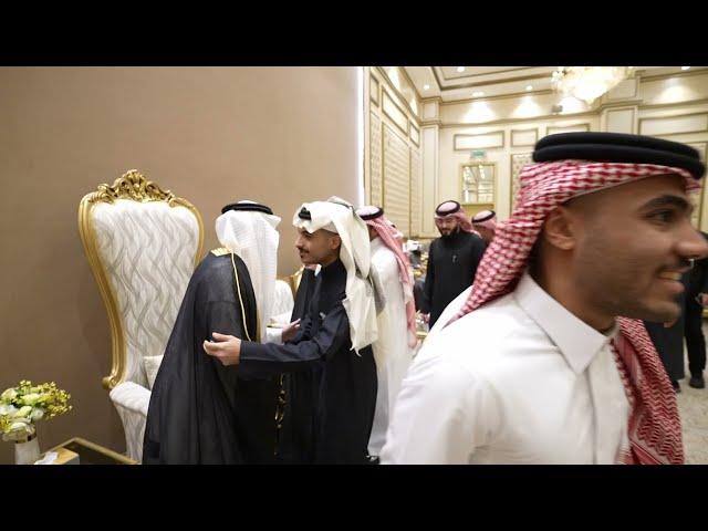 زواج الشاب معاذ عمر آل زاهية