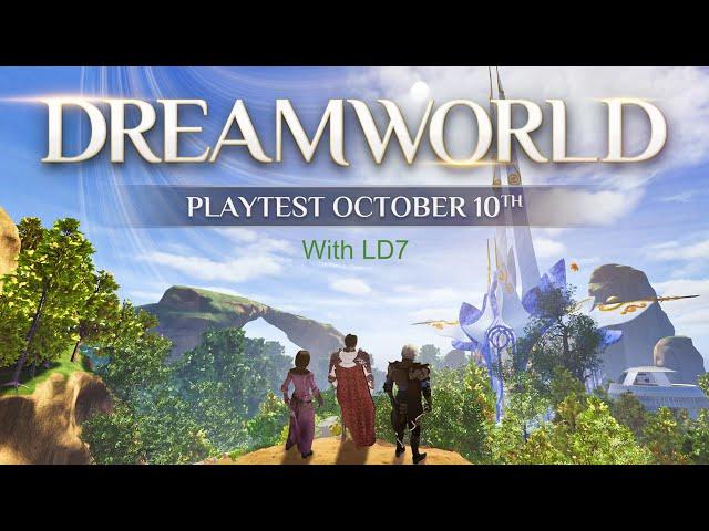 DreamWorld the Infinite Sandbox MMO - First Look with LD7