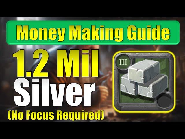 1.2M Silver Profit with T3 Blocks | Albion Online Money Making Guide 2023