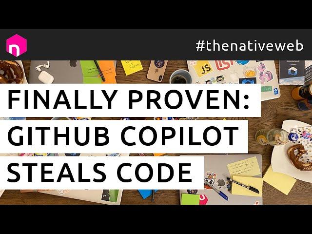 Finally proven: GitHub Copilot steals code // English