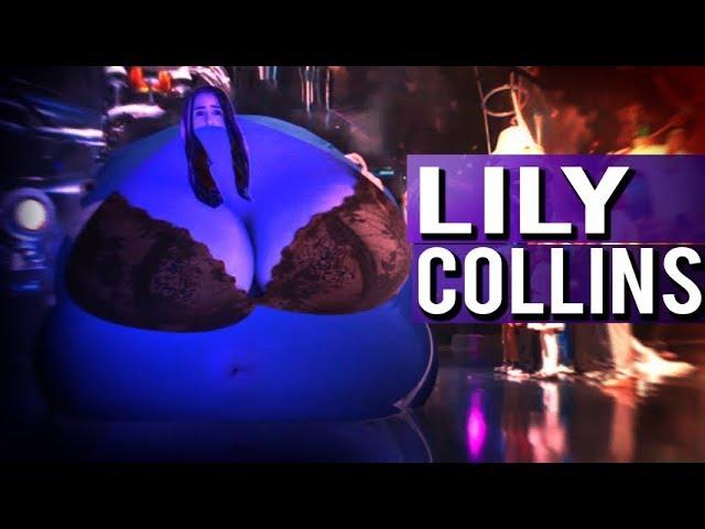 Lily Collins Blueberry Inflation