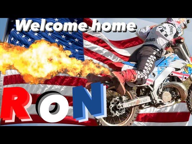 Ronnie Mac 69 HAULS aZZ ON 98 CR SCREAMIN EAGLE!  WELCOME HOME RON