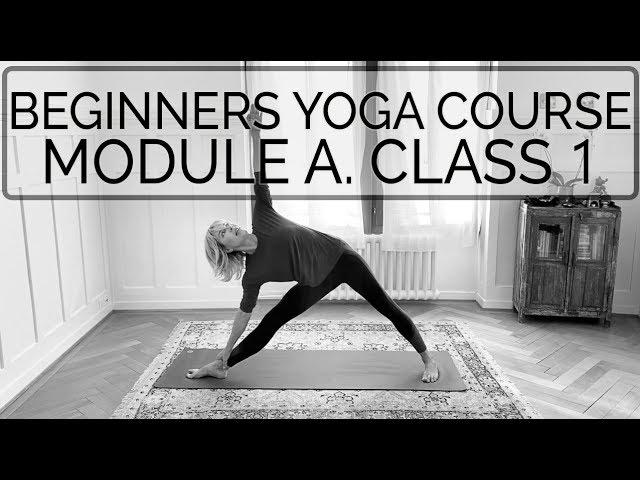 Beginners Yoga Course | Module A, Class 1 | 47 min | Cat de Rham | Online Yoga Teaching