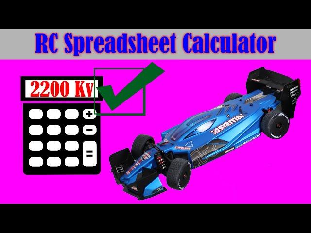 Downloading the RCexplained RC Calc Spread Sheet - Process Instructions
