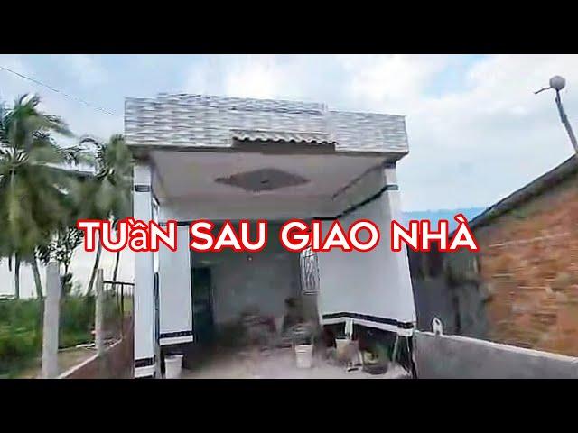 Xây nhà trọn gói  . Chuẩn bị bàn giao nhà người mẹ đơn thân .