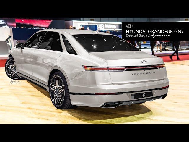 그랜저 풀체인지! 역대급 아름다운 뒷태! 풀체인지 뒷면 이렇게 나옵니다! HYUNDAI GRANDEUR 7TH GEN REAR VIEW #뉴욕맘모스 #그랜저풀체인지