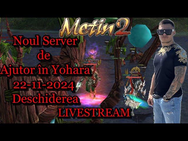 [LIVE] NOUL SERVER TEMPORAR ESTE APROAPE 22.11 ON! #metin2 Onyx #metin2tigerghost #metin2romania