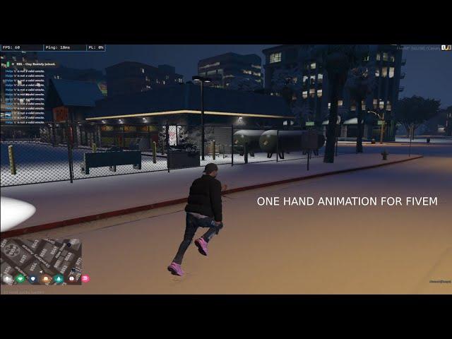 ONE HAND ANIMATION MOD FOR FIVEM #MOD #FIVEM