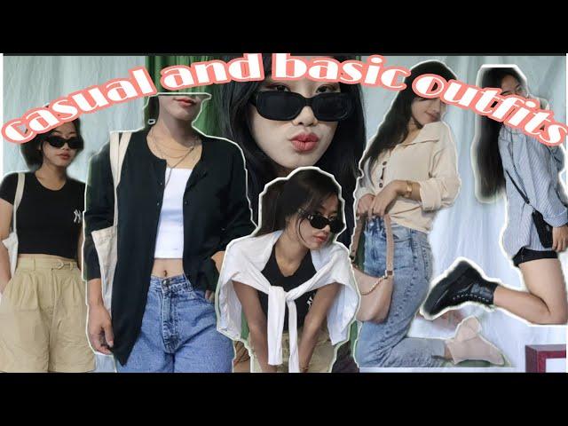 Casual and basic Summer outfits||Easy || Effortless #summer #outfits