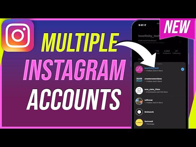 How to ADD and Use MULTIPLE INSTAGRAM Accounts - Up to 7 Accounts