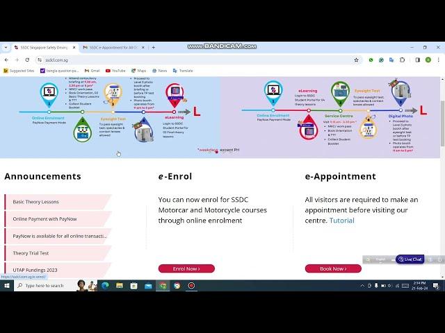 How to book e-appointment online l Tutorial 2024 online l Woodland driving singapore
