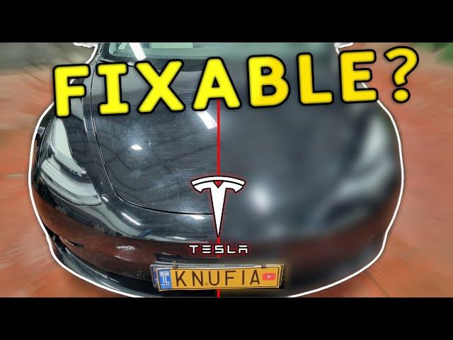 Polishing a Black Tesla=IMPOSSIBLE?!