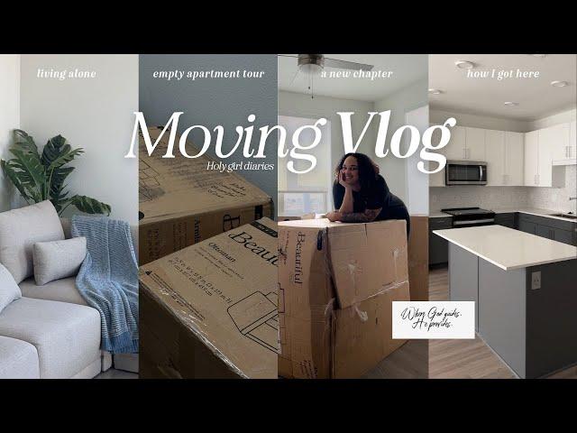 Moving vlog *new chapter* | empty house tour, living alone, when God tells you to move, bible study